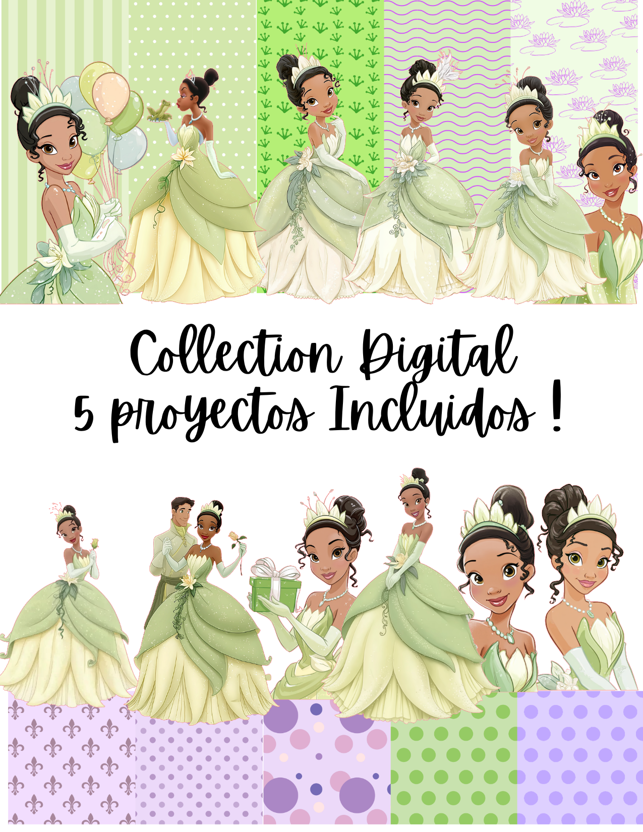 Colección Tiana - Kit Digital Completo | Archivos Digitales Descargables