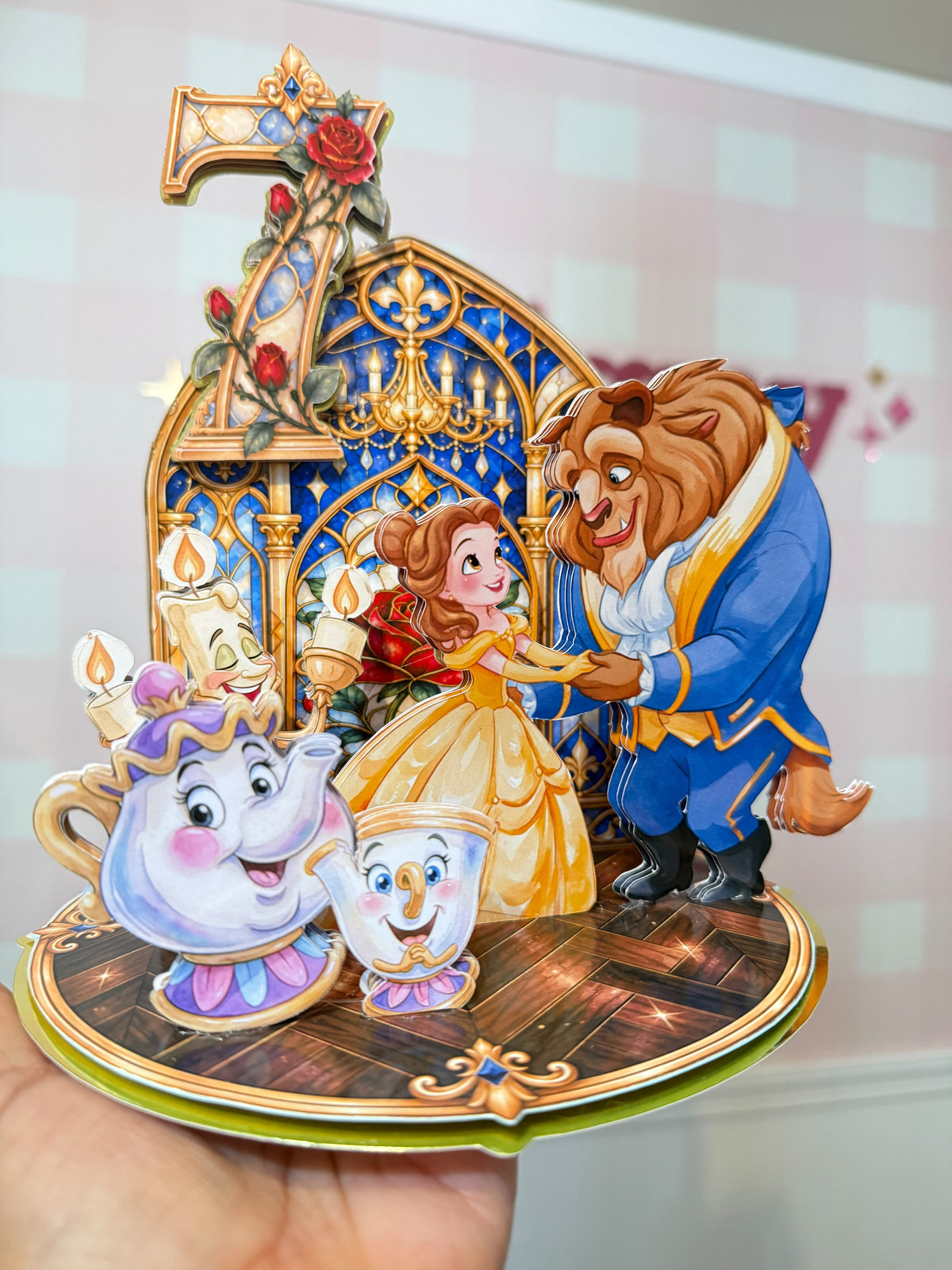 Clase en Vivo: Armado de Cake Topper Escenario 360 (Efecto 3D)