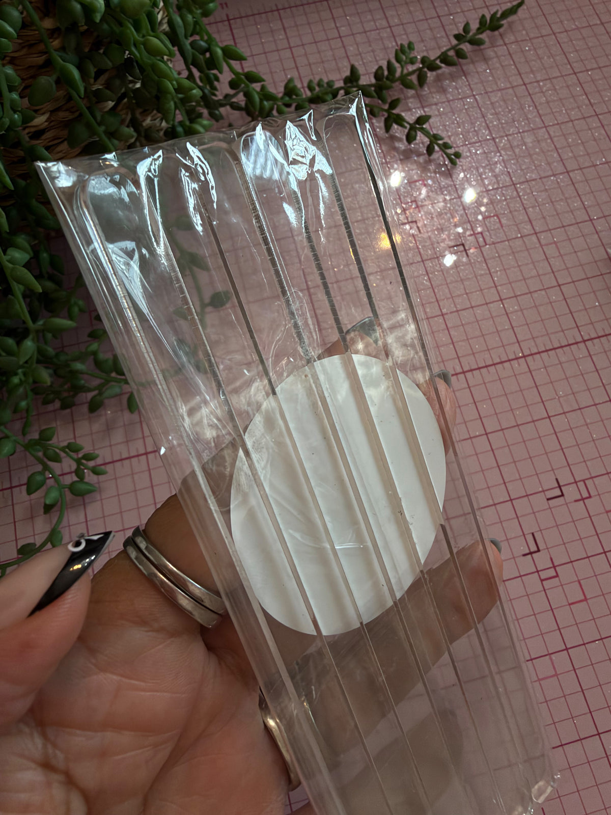 Palitos de Acrílico Transparente para Cake Topper 7" – Paquete de 5