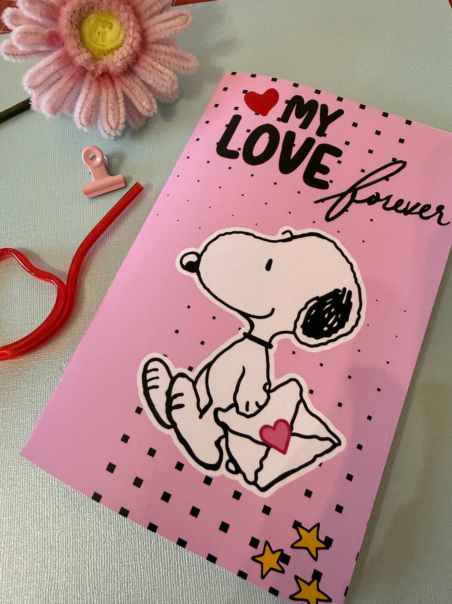Snoopy Love Book