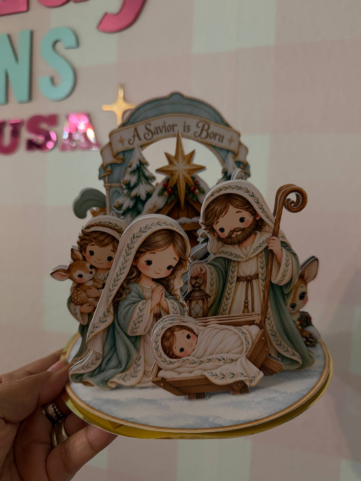 Colección de Nacimientos 360° | 5 Cake Toppers Navideños | Archivos Digitales para Cricut y Cameo