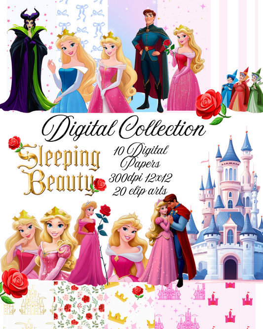 Aurora - Coleccion Digital y Caketopper