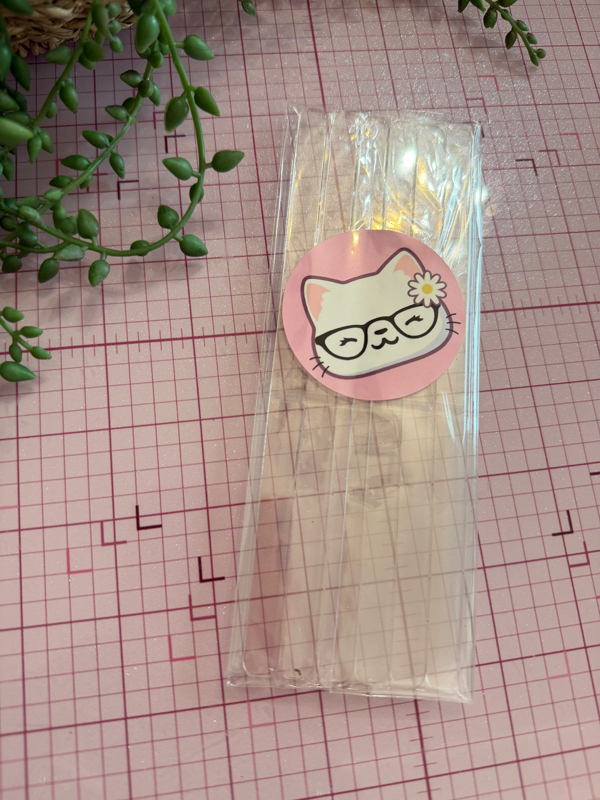 Palitos de Acrílico Transparente para Cake Topper 7" – Paquete de 5